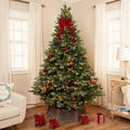 Real Touch™️Pre-Lit Full Blue Spruce Artificial Christmas Tree - 7.5' - Clear