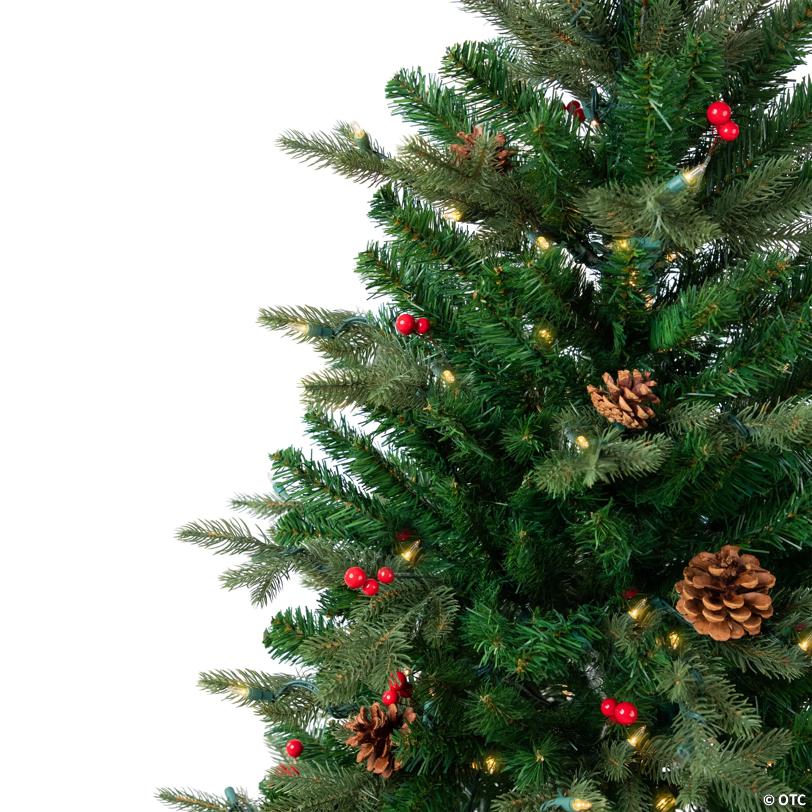 Real Touch™️Pre-Lit MiPropered Noble Spruce Artificial Christmas Tree - 4.5' - Warm White