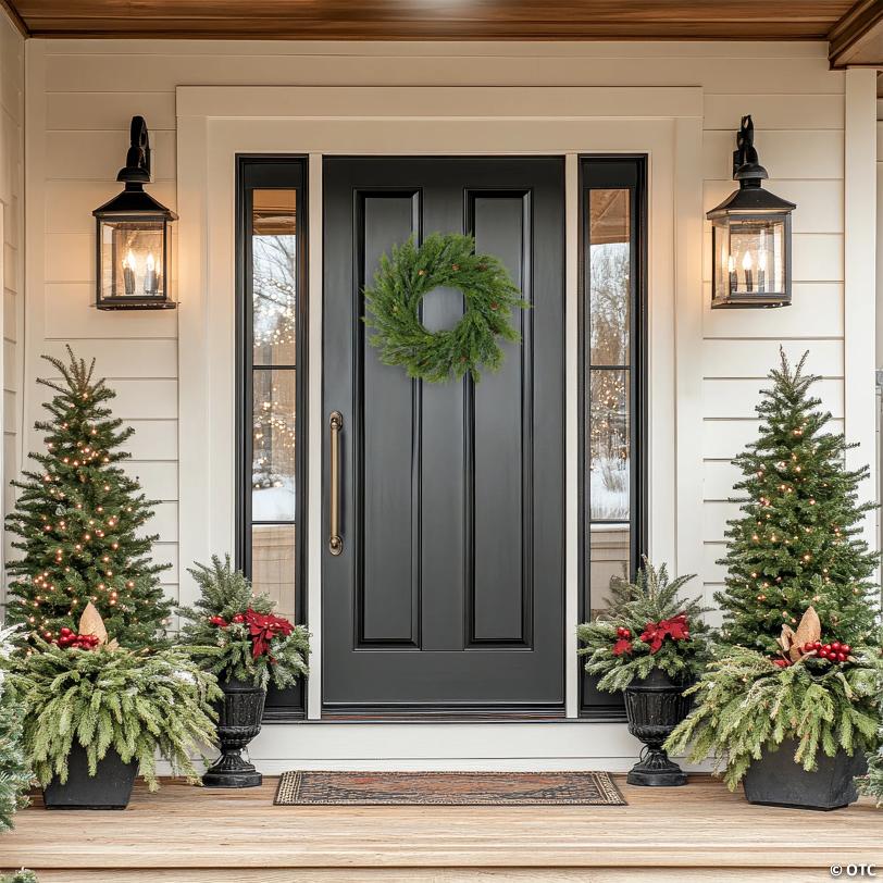 Real Touch™️ Cedar Artificial Christmas Wreath with Pinecones   - 24" - Unlit