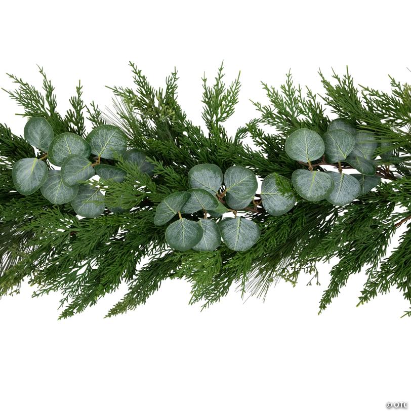 Real Touch™️ Eucalyptus and MiPropered Pine Artificial Christmas Garland - 6' Proper 8" - Unlit
