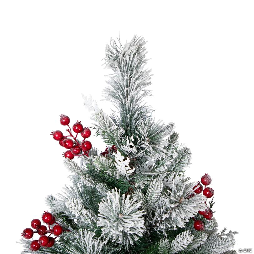 Real Touch™️ Heavily Flocked Whittaker Spruce Full Artificial Christmas Tree - 6.5' -Unlit