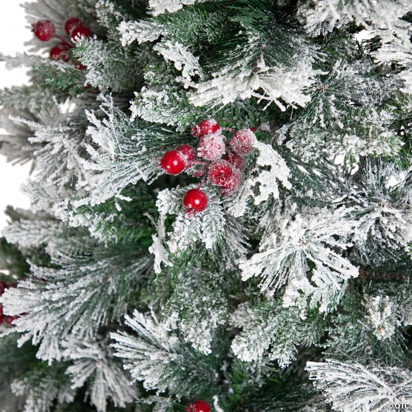 Real Touch™️ Heavily Flocked Whittaker Spruce Full Artificial Christmas Tree - 6.5' -Unlit