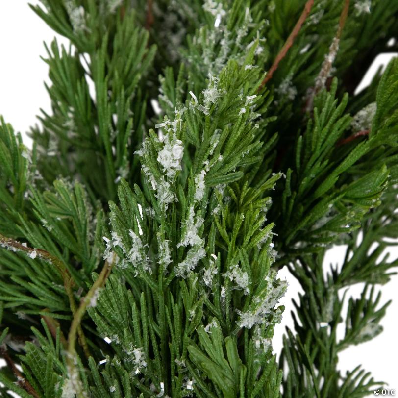 Real Touch™️ Iced Cedar Artificial Christmas Wreath  - 24" - Unlit
