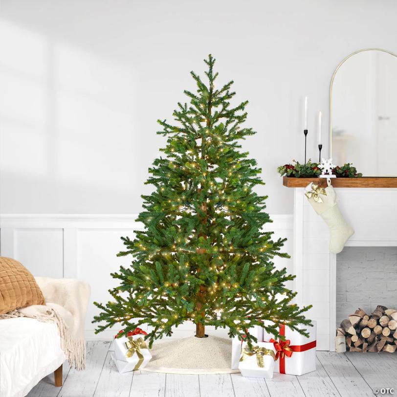 Real Touch™️ Pre-Lit Full Northern Pine Artificial Christmas Tree - 6.5' - Clear LED Lights