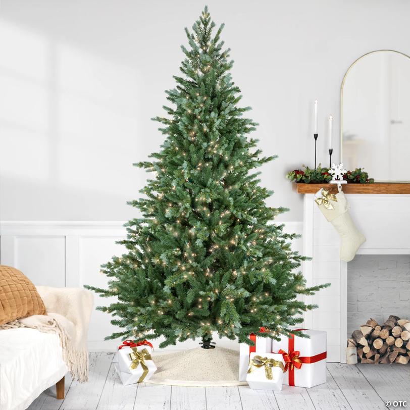 Real Touch™️ Pre-Lit Medium Blue Spruce Artificial Christmas Tree - 7' - Clear Lights
