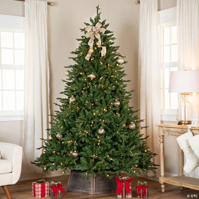 Real Touch™ Pre-Lit Cumberland Pine Artificial Christmas Tree - 6.5' Warm White LED