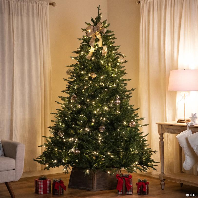 Real Touch™ Pre-Lit Cumberland Pine Artificial Christmas Tree - 6.5' Warm White LED