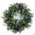 Real Touch™ Winter Foliage and Berries Artificial Christmas Wreath - 24" - Unlit
