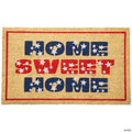Red and Blue Americana Home Sweet Home Coir Outdoor Doormat 18" x 30