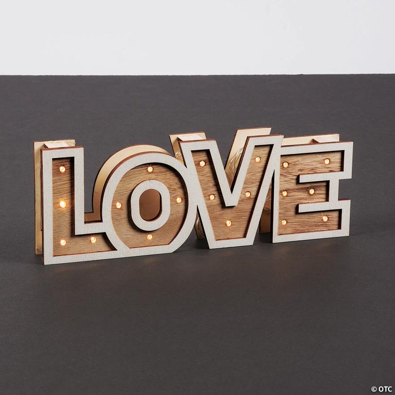 Rustic Love Marquee Sign Light
