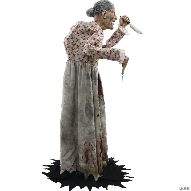 Scary Granny Halloween Decoration