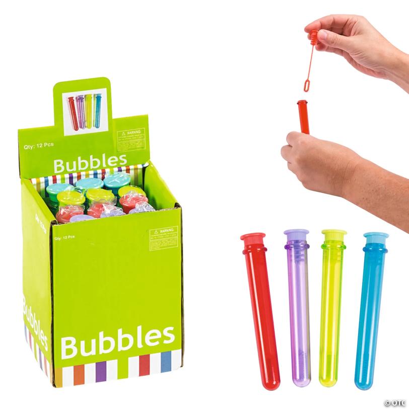 Science Party Bubble Tubes - 12 Pc.