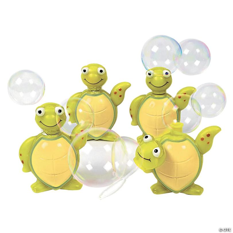 Sea Turtle Bubble Bottles - 12 Pc.