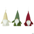 Set of 3 Standing Plush Gnomes Christmas Fgures 8.5