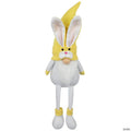 Sitting Bunny Gnome Easter Figurine - 20" - Yellow