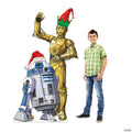 Star Wars™ R2D2 & C3PO Holiday Outdoor Yard Sign