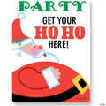 Stonehouse Collection Ho Ho Ho Christmas Yard Sign 24 x 18 Inch Decoration (Holiday Party)