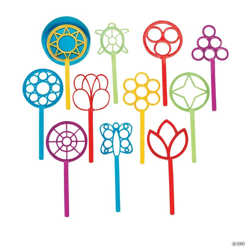Super Fun Bubble Wand Set - 12 Pc.