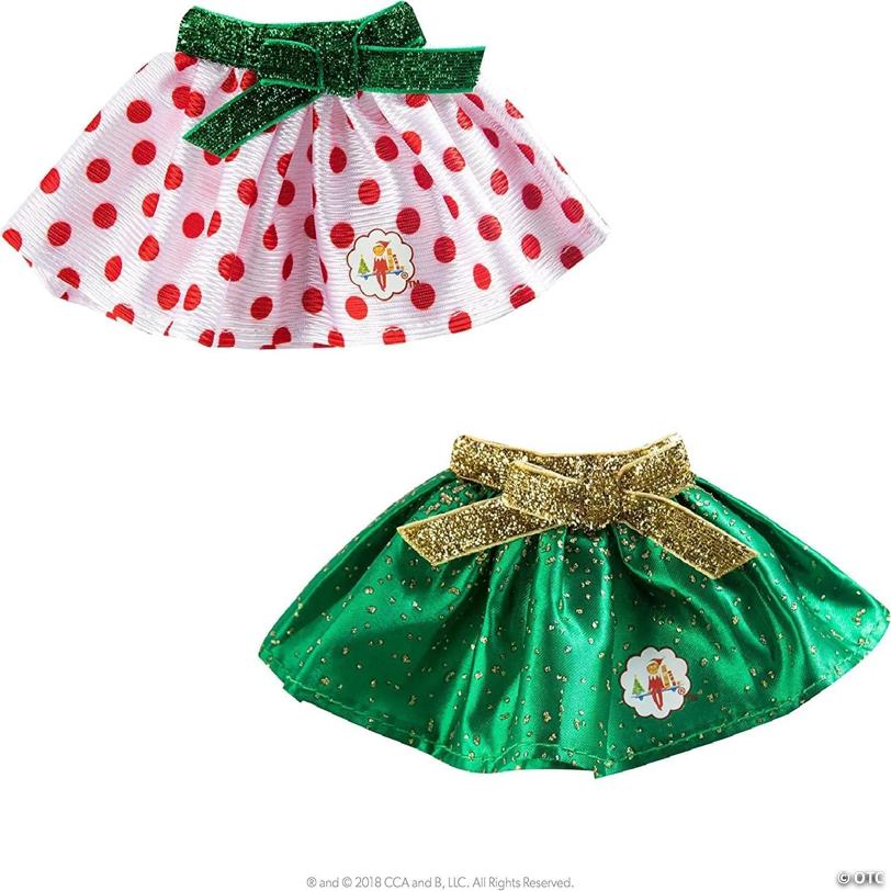 The Elf on the Shelf - Girl Elf Edition with North Pole Blue Eyed Girl Elf , Bonus Pair of Party Skirts, and Girl-Character Themed Storybook