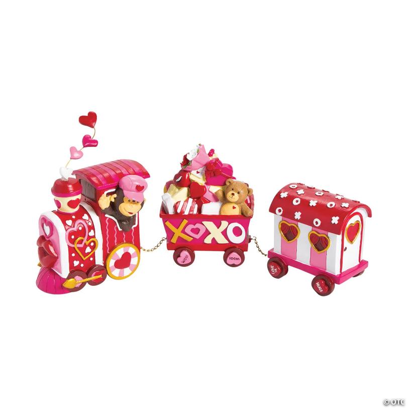 Valentine’s Day Tabletop Train