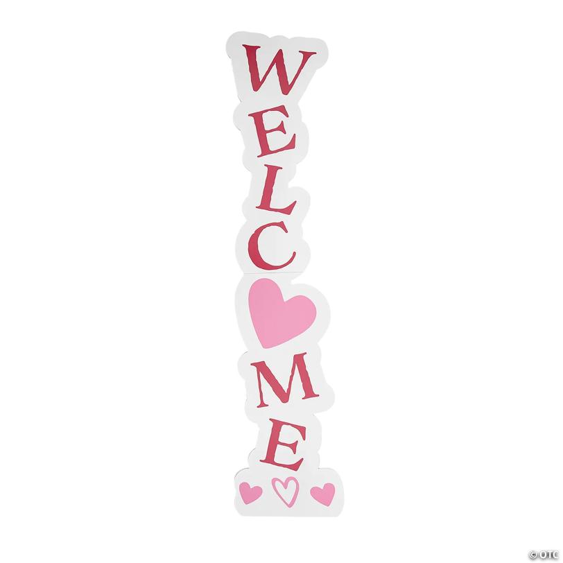 Valentine’s Day Welcome Porch Sign