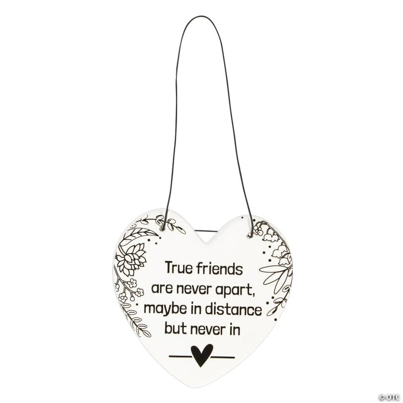 Valentine Friends Heart-Shaped Ornament