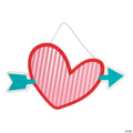 Valentine Heart with Arrow Door Sign