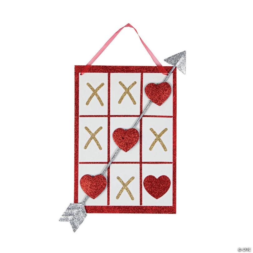 Valentine Tic-Tac-Toe Décor Sign