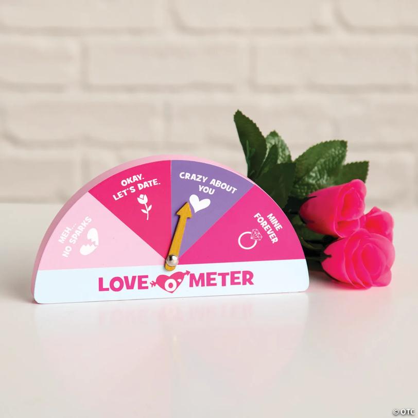 Valentine's Day Love-O’-Meter Tabletop Decoration