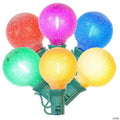 Vickerman 12 Lights Proper 12' Multicolor LED Iced G40 light set. 12" spacing.