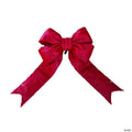 Vickerman 12" Red Nylon Outdoor Christmas Bow