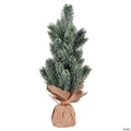 Vickerman 15" Frosted Spruce Sapling Artificial Christmas Tree, Unlit, 2 Pack