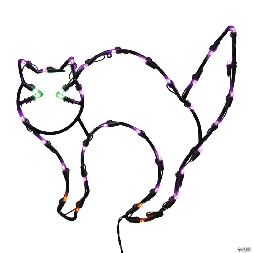 Vickerman 16" Cat Wire Silhouette with LED Lights Halloween Lighted Decor