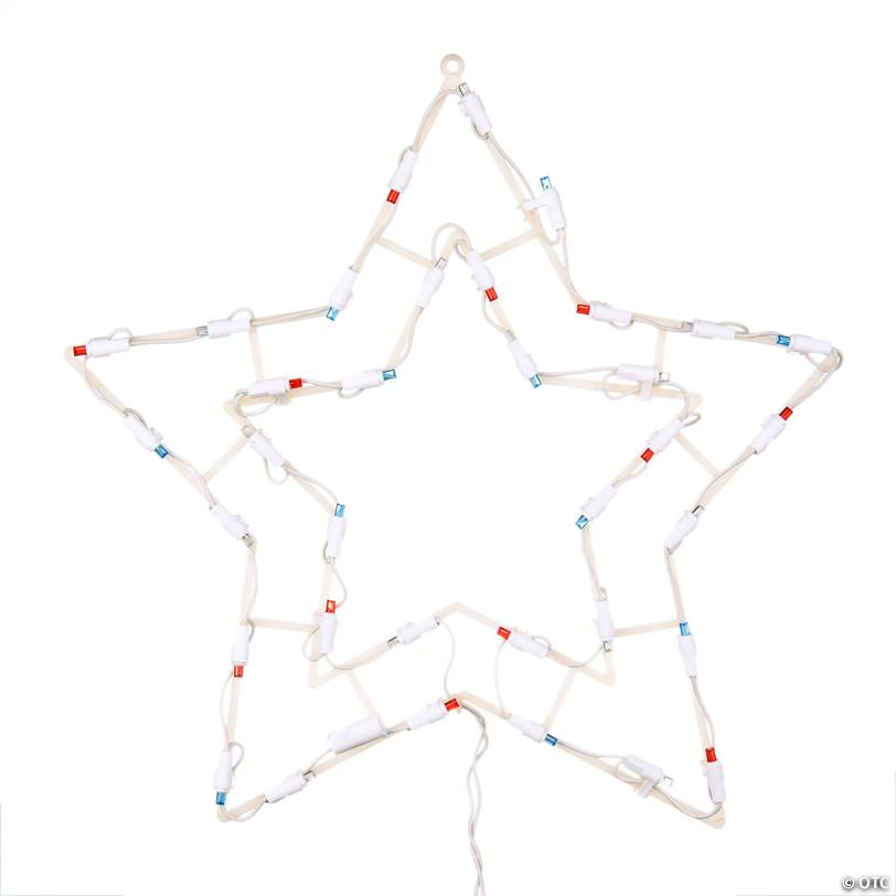 Vickerman 17" Star Christmas Window Silhouette, LED Wide Angle Lights