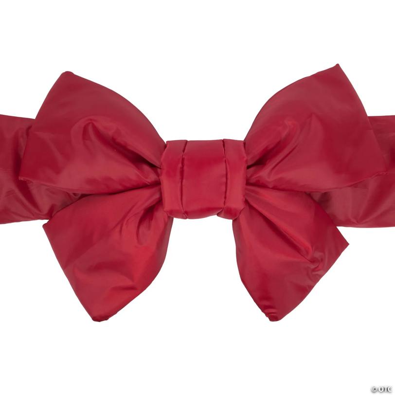Vickerman 18" Red Nylon Outdoor Christmas Bow