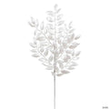 Vickerman 22" White Glitter Honey Locust Artificial Christmas Spray. Includes 6 sprays per pack.