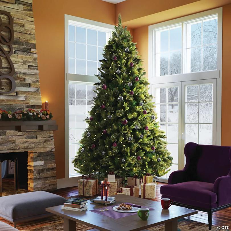 Vickerman 24" Cashmere Pine Christmas Tree with Warm White LED Lights