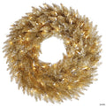 Vickerman 24" Champagne Fir Christmas Wreath with Warm White LED Lights