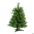 Vickerman 24" Cheyenne Pine Artificial Christmas Tree, Unlit