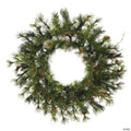 Vickerman 24" Mixed Country Pine Christmas Wreath - Unlit