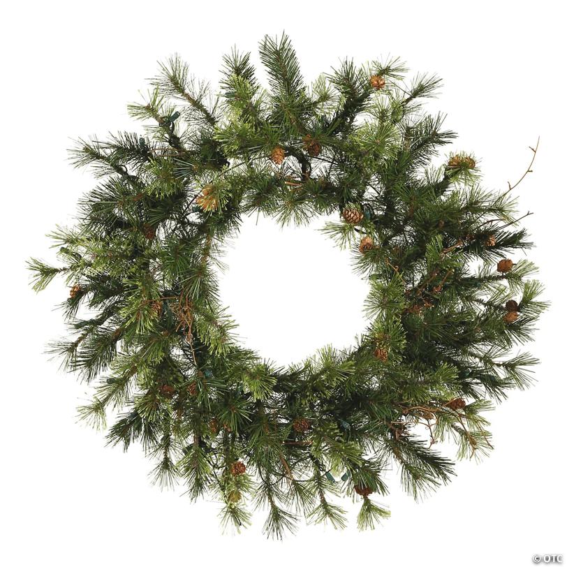Vickerman 24" Mixed Country Pine Christmas Wreath - Unlit
