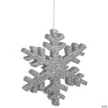 Vickerman 24" Silver Glitter Snowflake Christmas Ornament