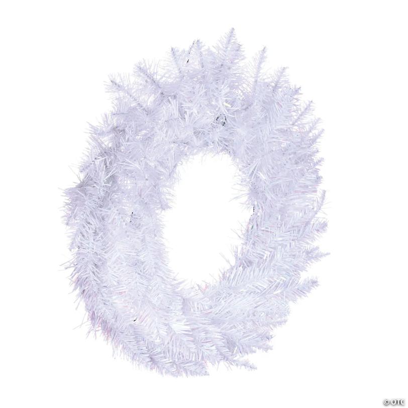 Vickerman 24" Sparkle White Spruce Christmas Wreath - Unlit