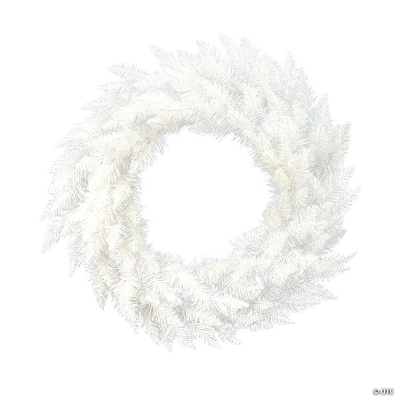 Vickerman 24" Sparkle White Spruce Christmas Wreath - Unlit