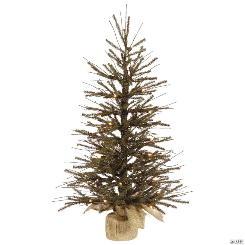 Vickerman 24" Vienna Twig Christmas Tree with Warm White LED Lights