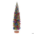 Vickerman 24" Vintage Tabletop Frosted Green Artificial Christmas Tree, Multi-colored Ornament