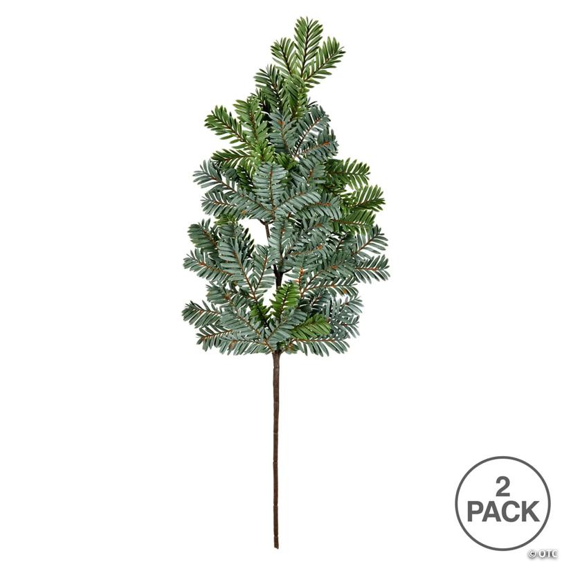 Vickerman 29.5" Green Medford Pine Artificial Christmas Spray. Includes 2 sprays per pack.