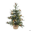 Vickerman 30" Carmel Pine Christmas Tree with Warm White LED Lights