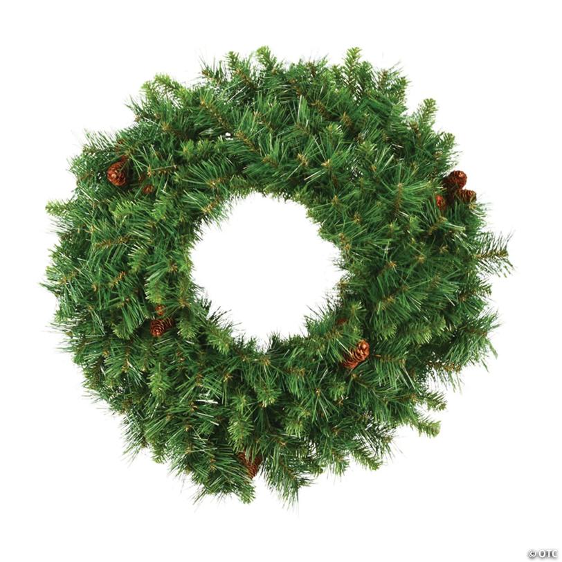 Vickerman 30" Cheyenne Pine Artificial Christmas Wreath, Unlit