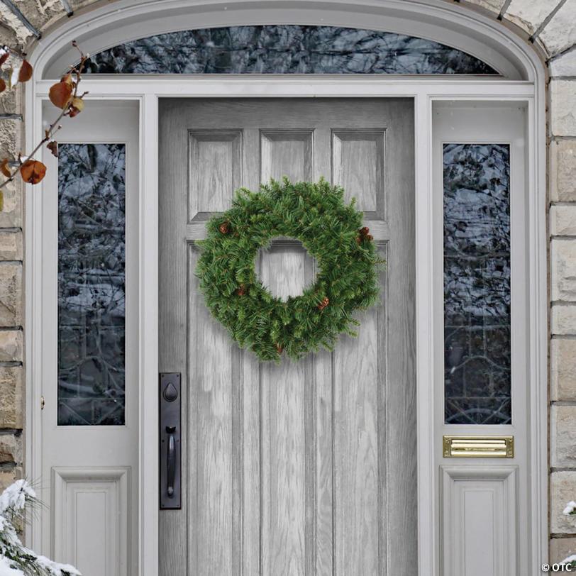 Vickerman 30" Cheyenne Pine Artificial Christmas Wreath, Unlit